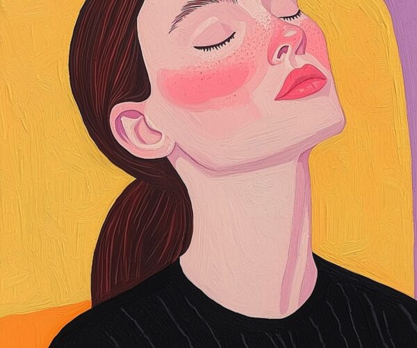 Serene Woman Illustration